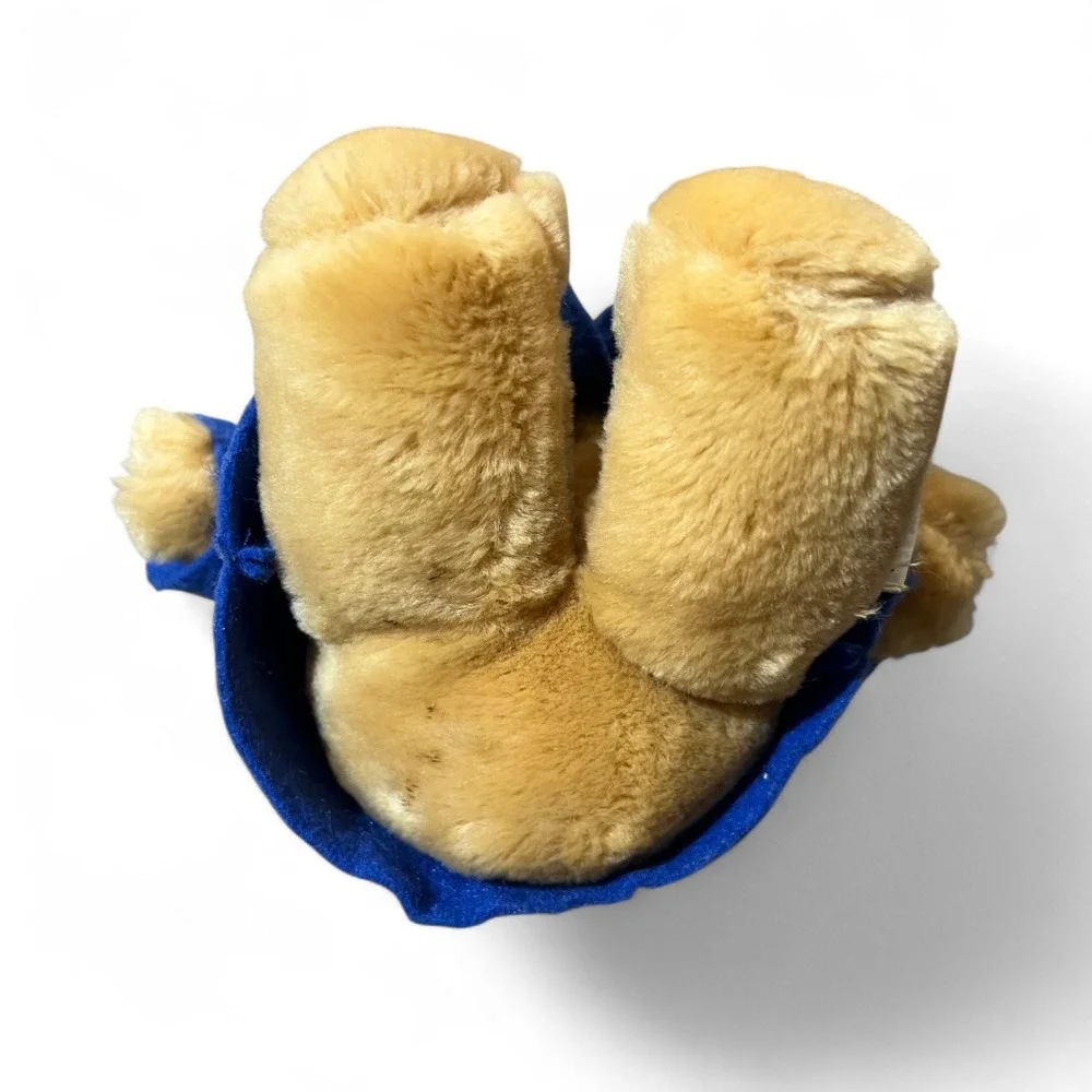 Vintage Sears Paddington Bear Plush Yellow Hat Blue‎ Coat Kids Gifts